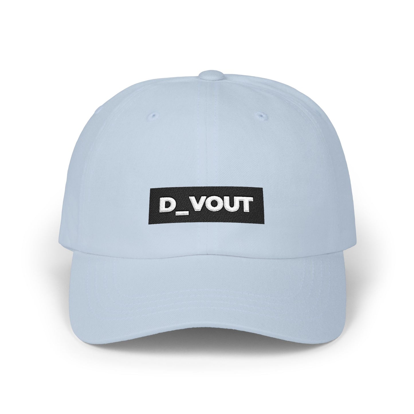 "D_VOUT" Embroidered Cap