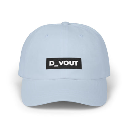 "D_VOUT" Embroidered Cap