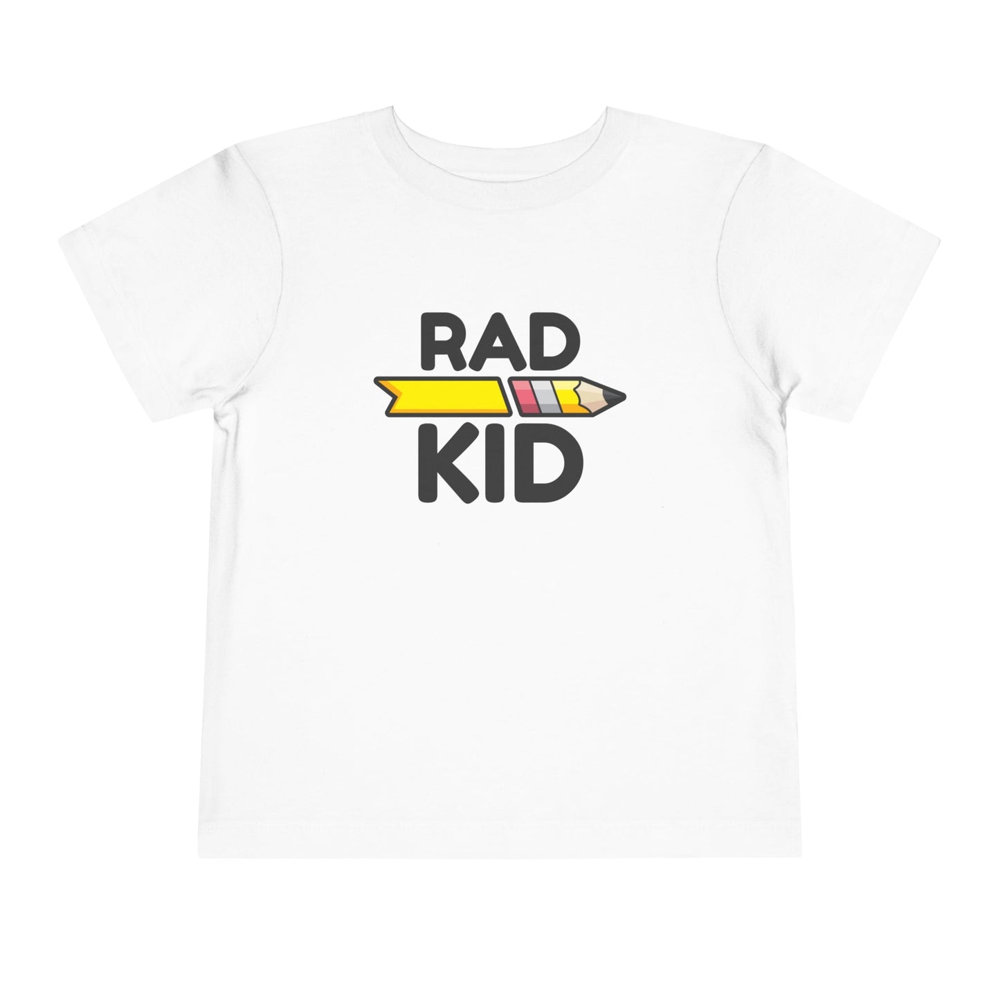 "RAD KID" SQUAD Toddler Short Sleeve Tee Shirt