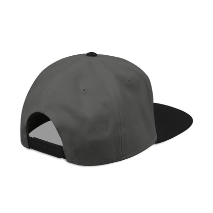 "D_VOUT" Embroidered Flatbill Snapback