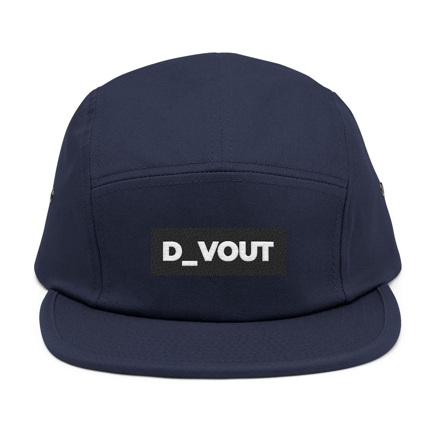 "D_VOUT" Embroidered 5-Panel Cap