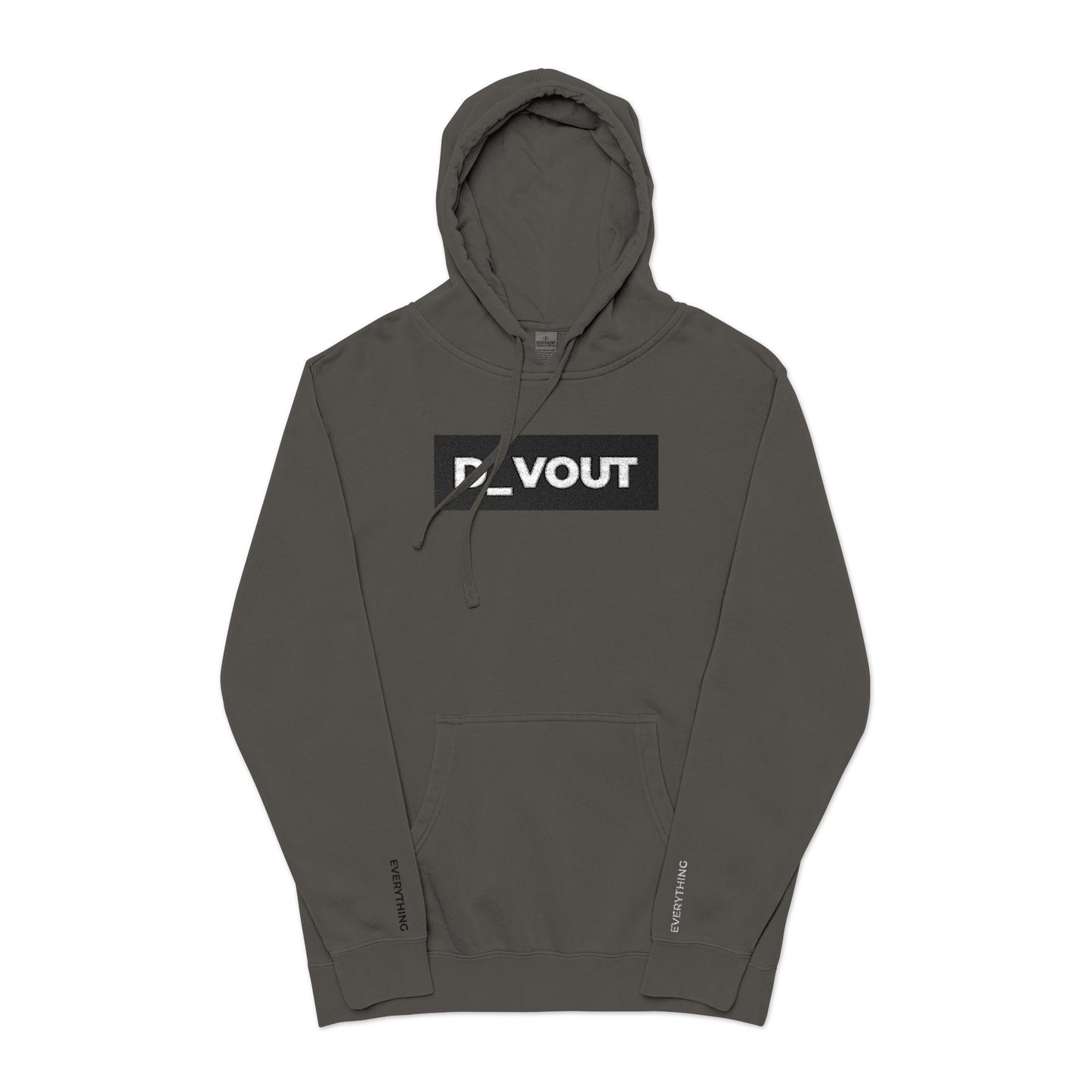 "D_VOUT" HOODIE + "EVERYTHING" SLEEVES