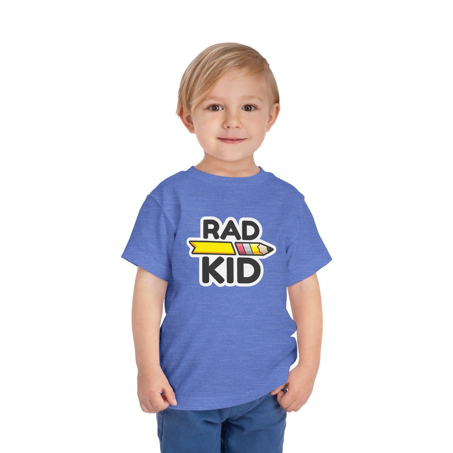 "RAD KID" SQUAD Toddler Short Sleeve Tee Shirt