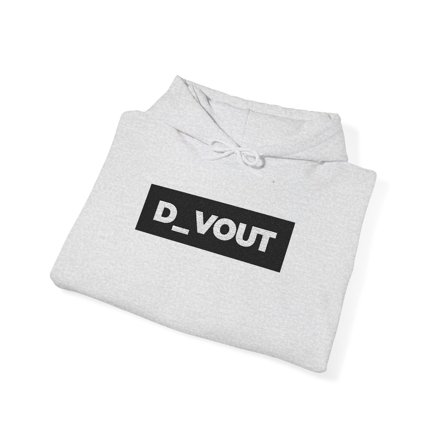 "D_VOUT" Large Embroidered Hoodie
