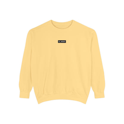 "D_VOUT" Embroidered Crew