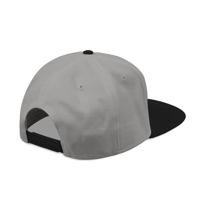 "D_VOUT" Embroidered Flatbill Snapback
