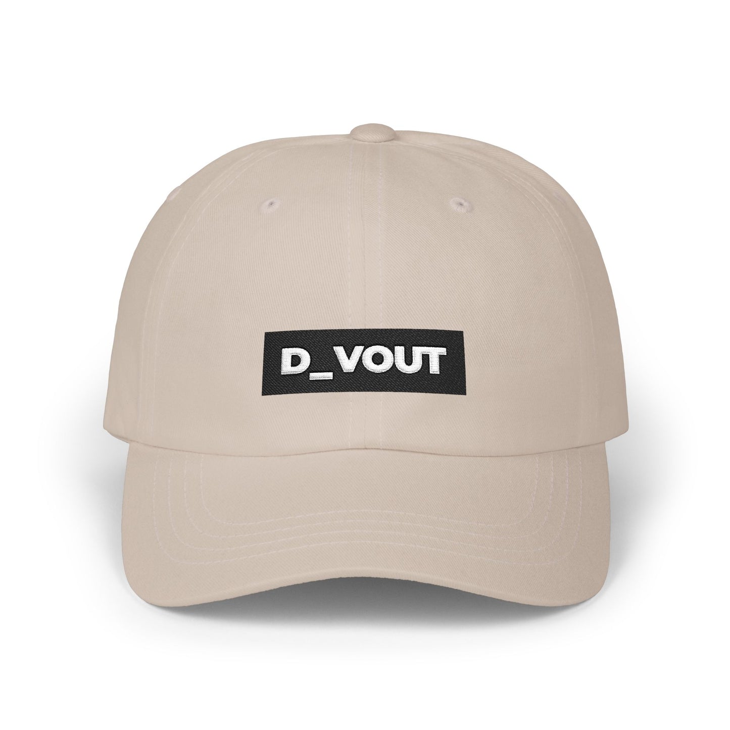 "D_VOUT" Embroidered Cap