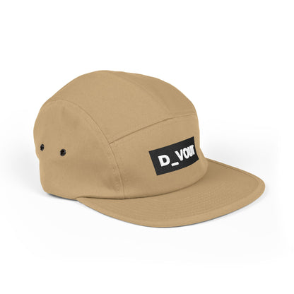 "D_VOUT" Embroidered 5-Panel Cap
