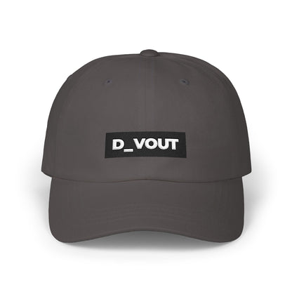 "D_VOUT" Embroidered Cap