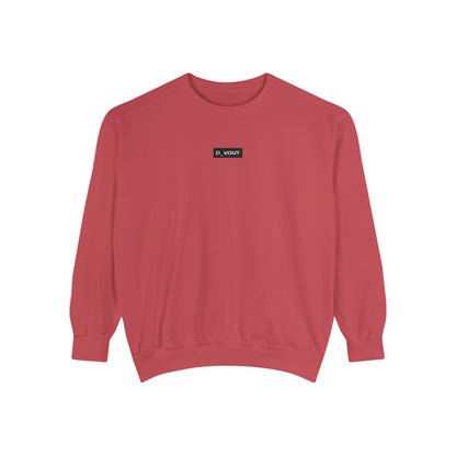 "D_VOUT" Embroidered Crew