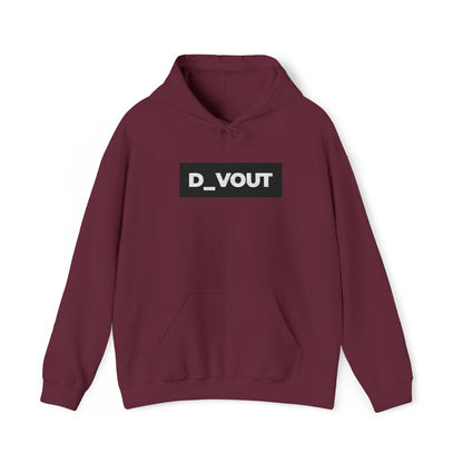 "D_VOUT" Large Embroidered Hoodie