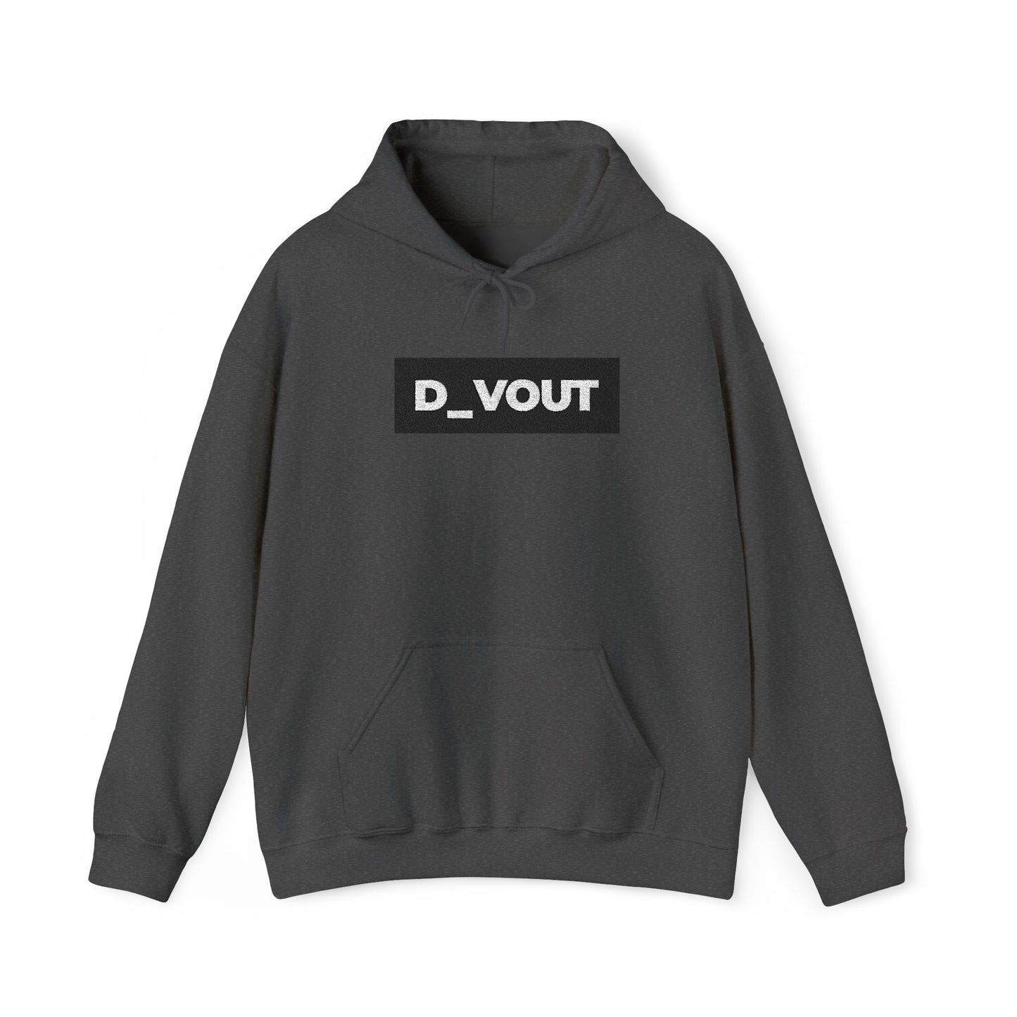 "D_VOUT" Large Embroidered Hoodie
