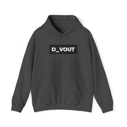 "D_VOUT" Large Embroidered Hoodie