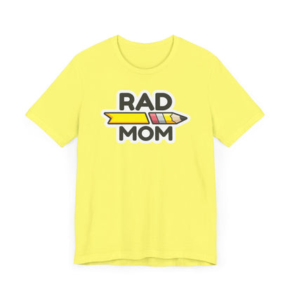 "RAD MOM" SQUAD Jersey Short Sleeve Tee