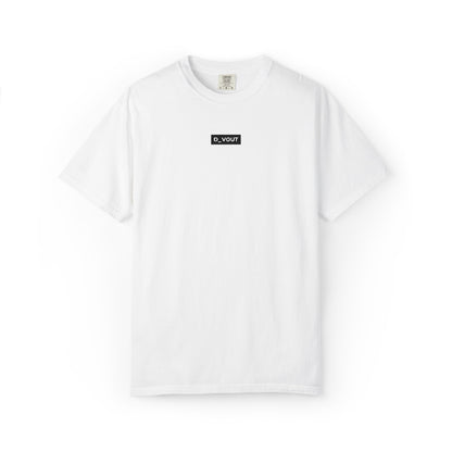 "D_VOUT" Embroidered Tee