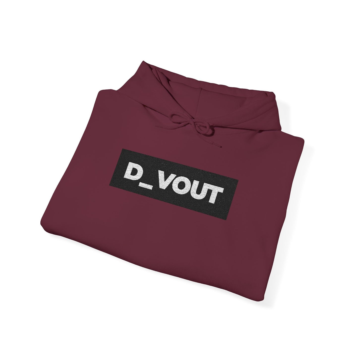 "D_VOUT" Large Embroidered Hoodie