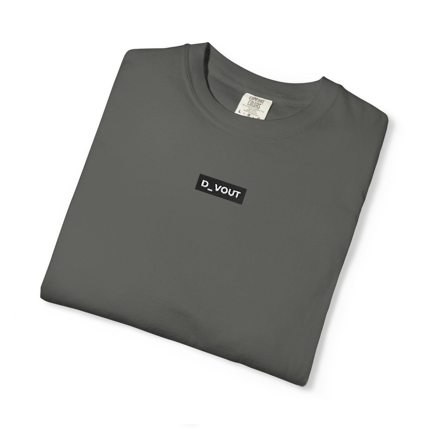 "D_VOUT" Embroidered Tee