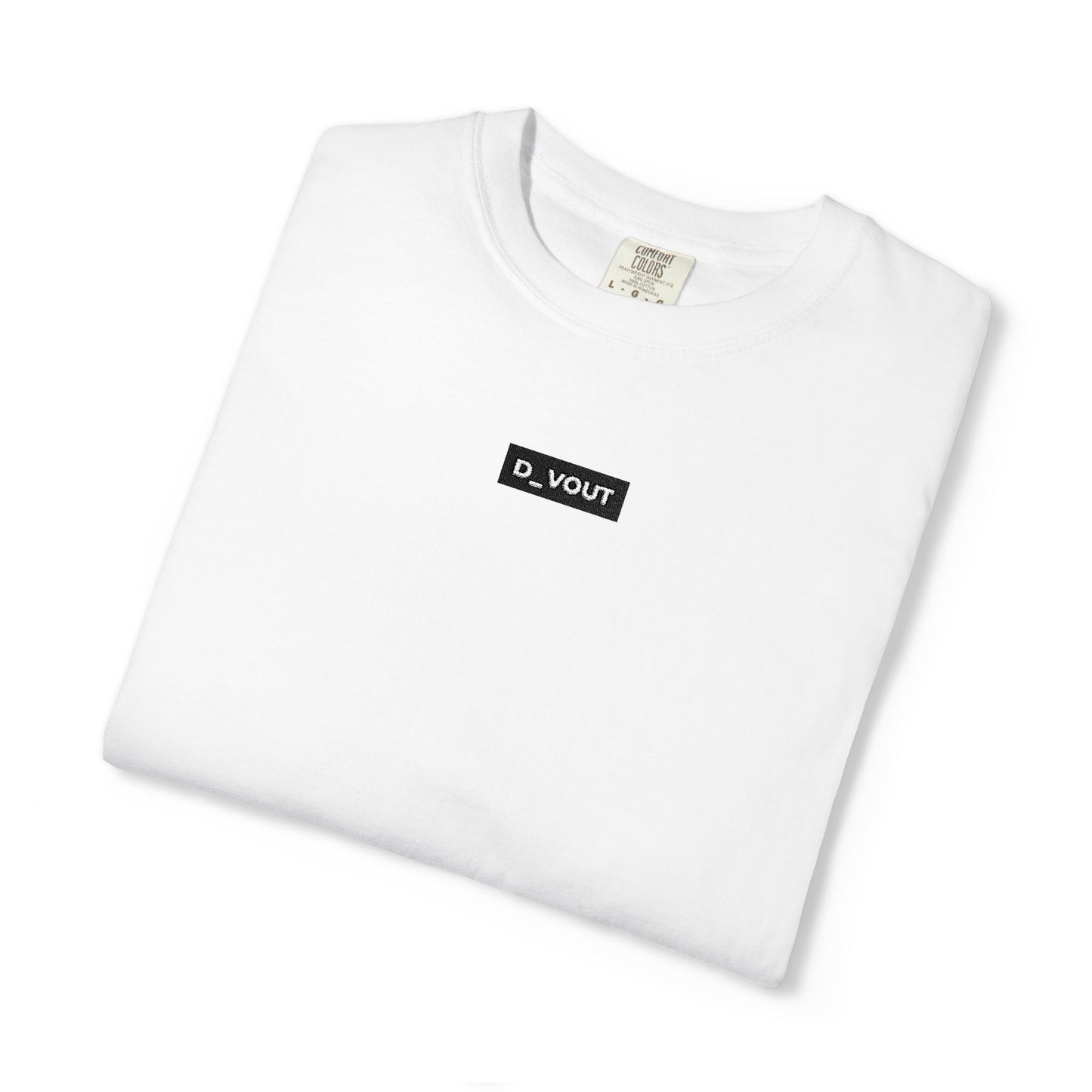 "D_VOUT" Embroidered Tee