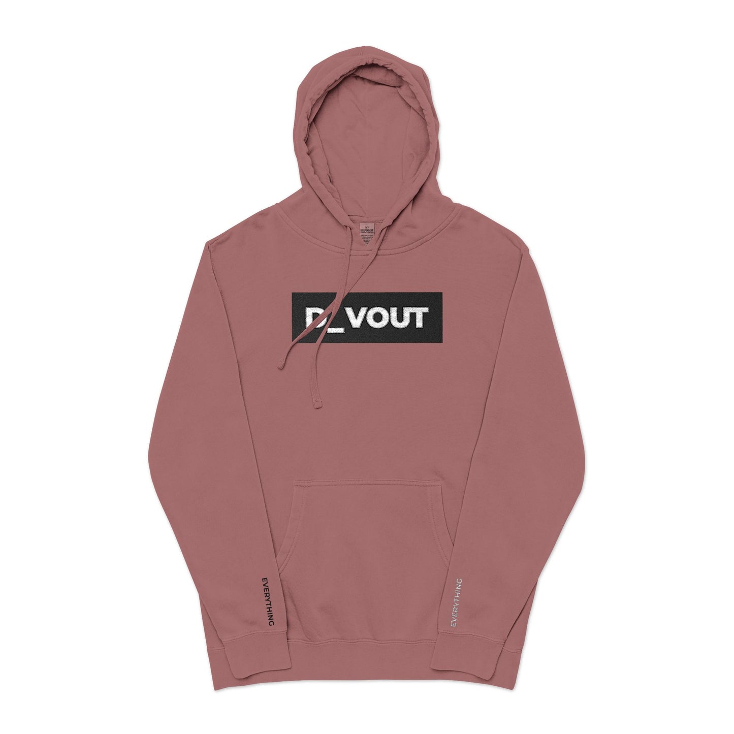 "D_VOUT" HOODIE + "EVERYTHING" SLEEVES