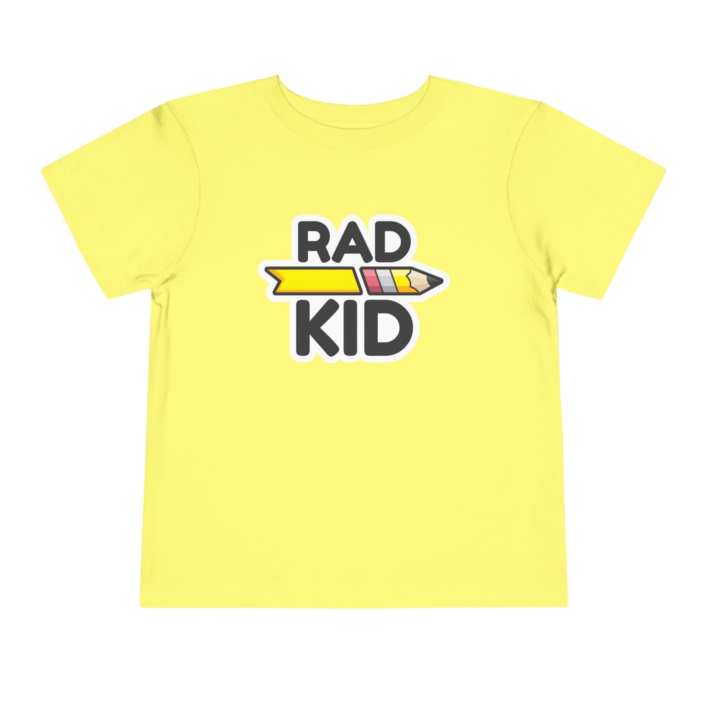 "RAD KID" SQUAD Toddler Short Sleeve Tee Shirt