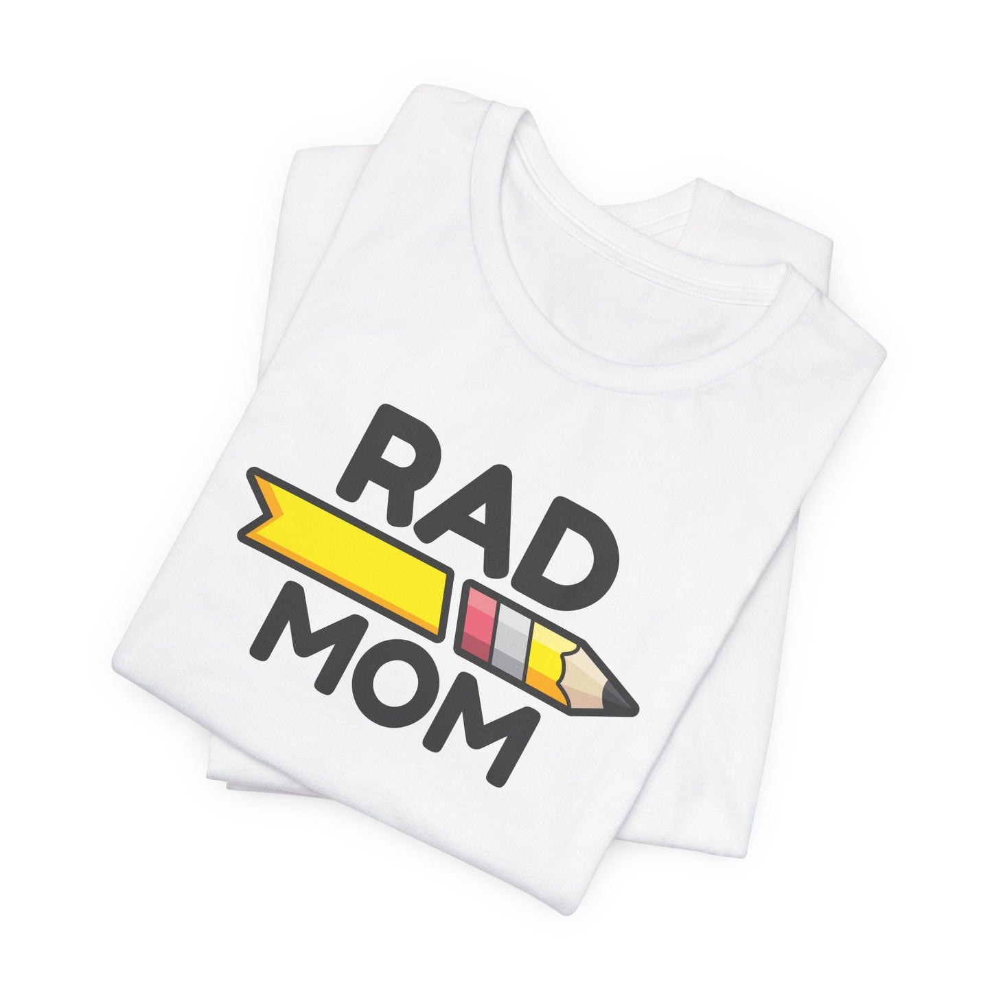 "RAD MOM" SQUAD Jersey Short Sleeve Tee