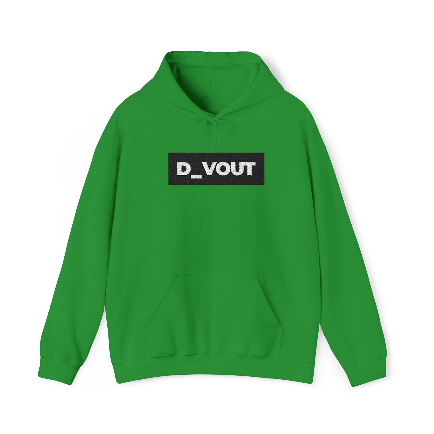 "D_VOUT" Large Embroidered Hoodie