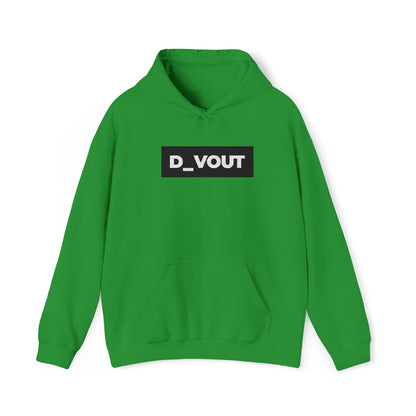 "D_VOUT" Large Embroidered Hoodie