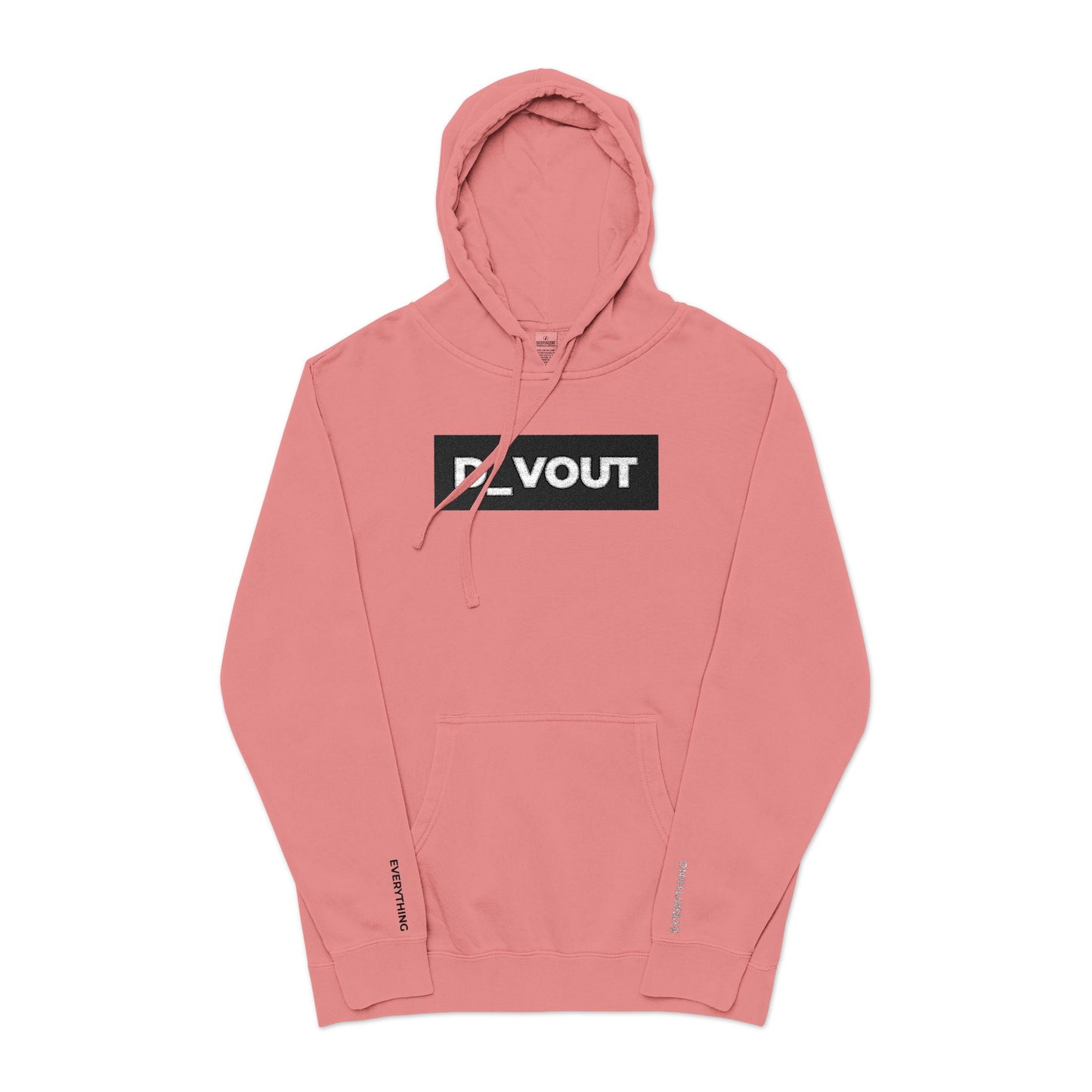 "D_VOUT" HOODIE + "EVERYTHING" SLEEVES