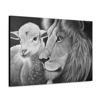 "LION & LAMB" Canvas Gallery Wrap