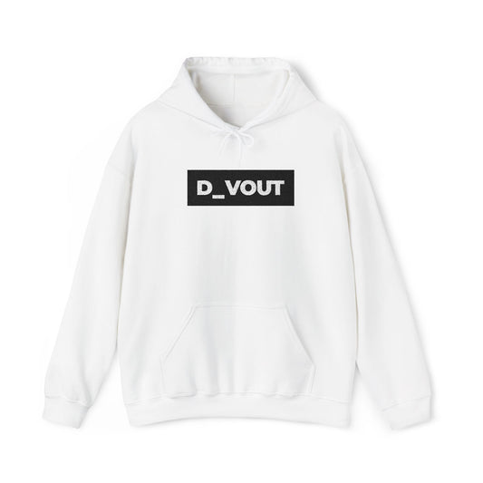 "D_VOUT" Large Embroidered Hoodie