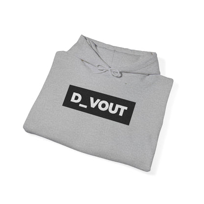 "D_VOUT" Large Embroidered Hoodie