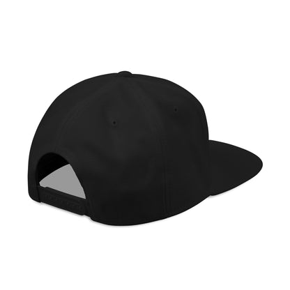 "D_VOUT" Embroidered Flatbill Snapback