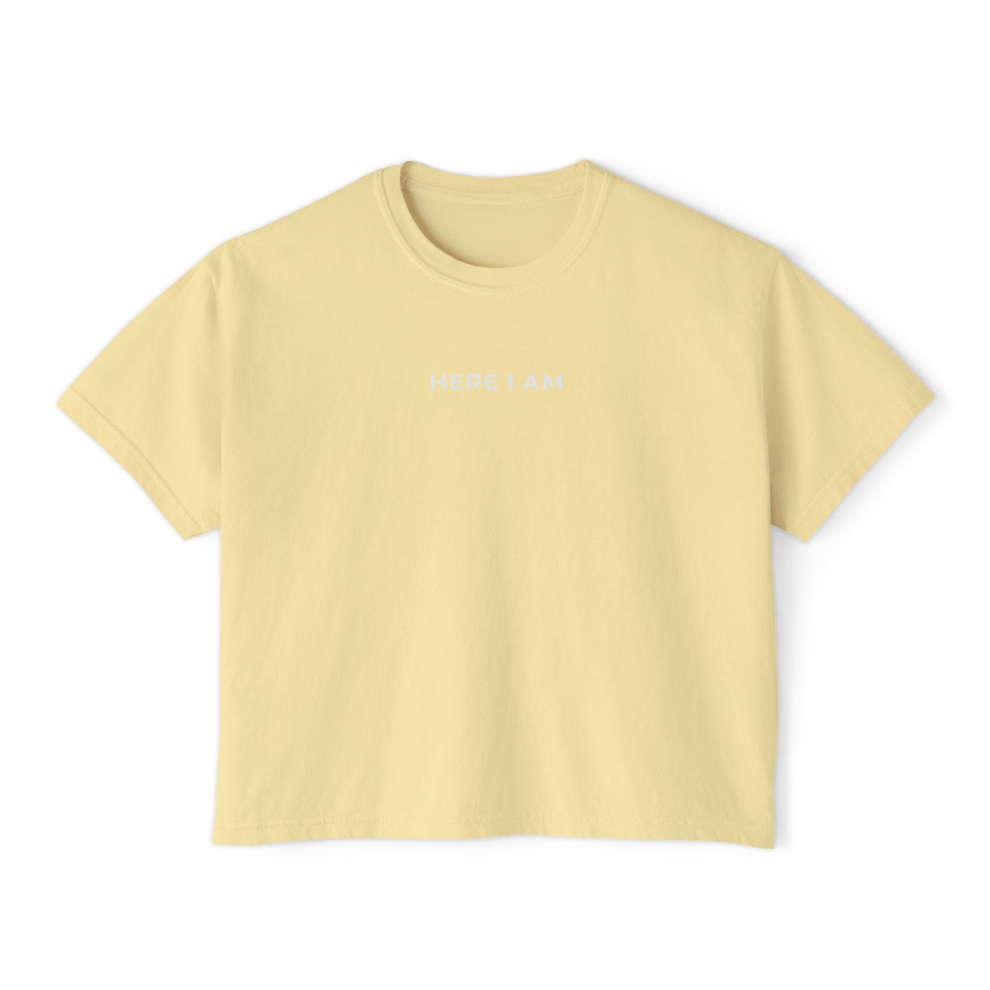 "HERE I AM" Women's Boxy Tee