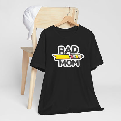 "RAD MOM" SQUAD Jersey Short Sleeve Tee
