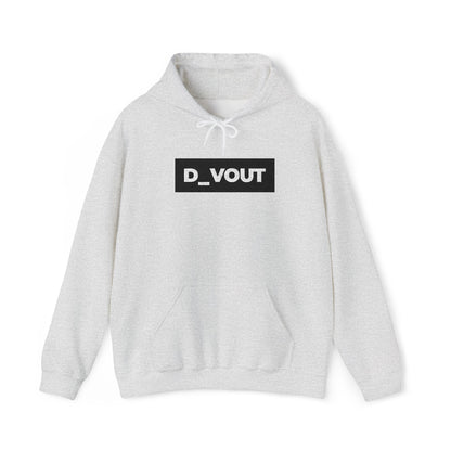 "D_VOUT" Large Embroidered Hoodie