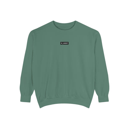 "D_VOUT" Embroidered Crew