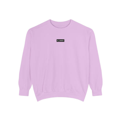 "D_VOUT" Embroidered Crew