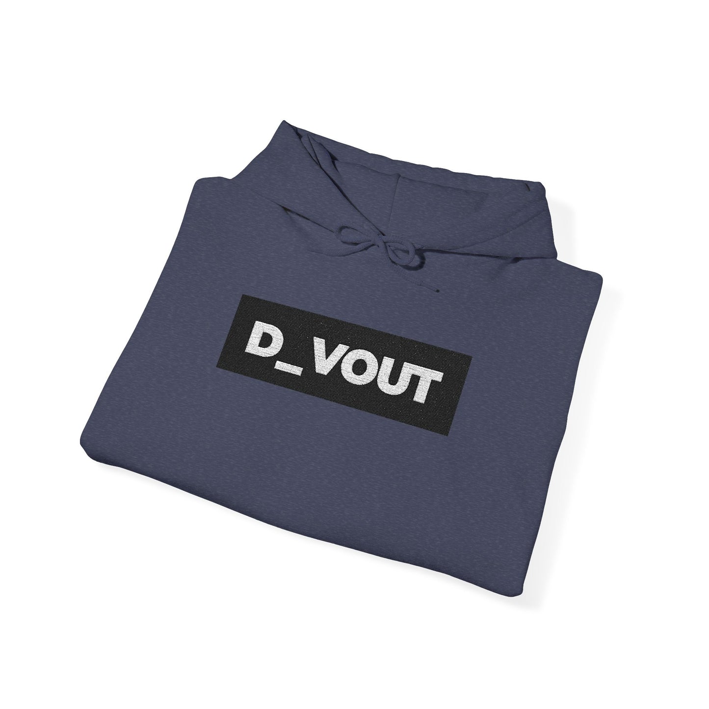 "D_VOUT" Large Embroidered Hoodie