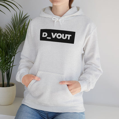 "D_VOUT" Large Embroidered Hoodie