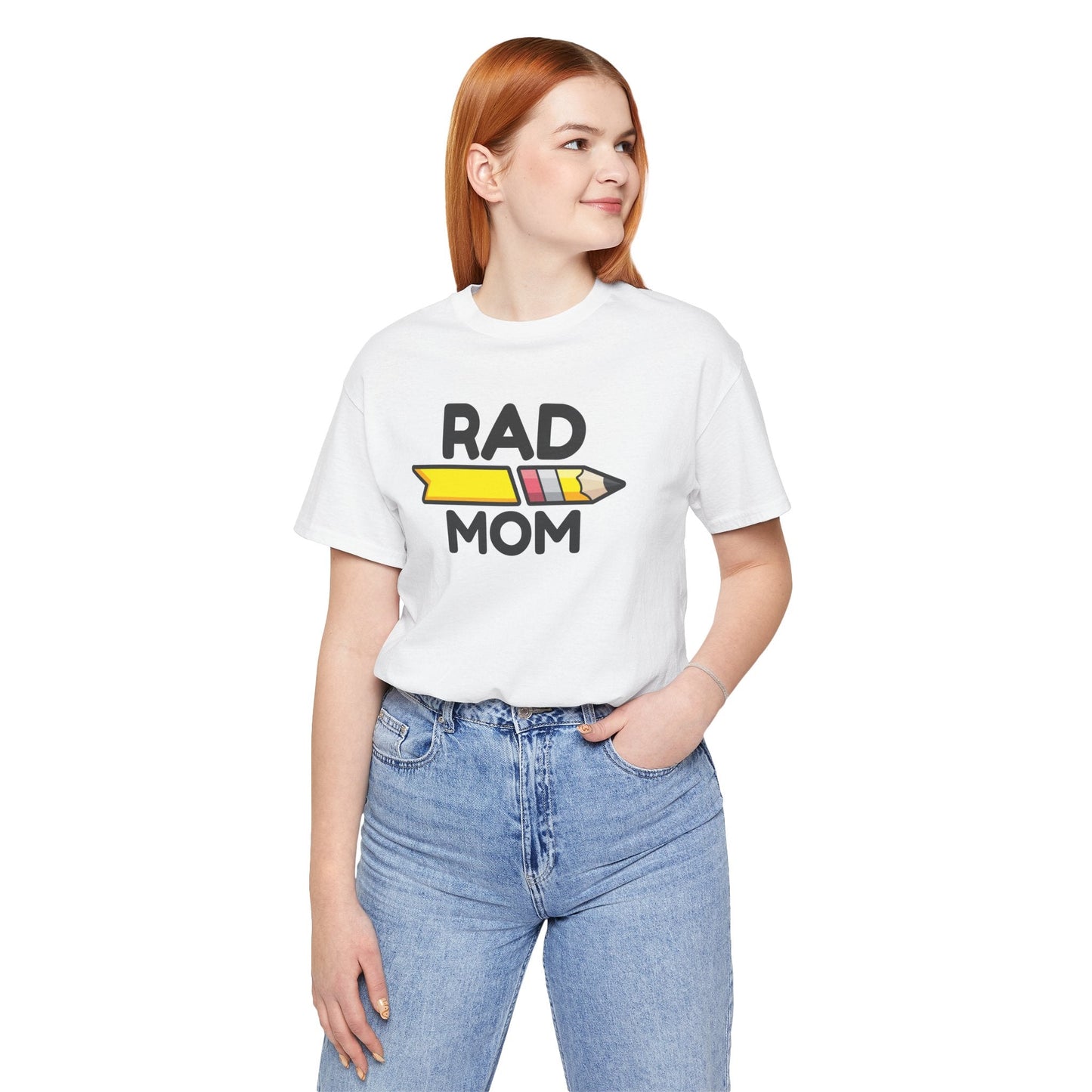 "RAD MOM" SQUAD Jersey Short Sleeve Tee
