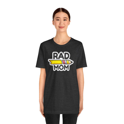 "RAD MOM" SQUAD Jersey Short Sleeve Tee