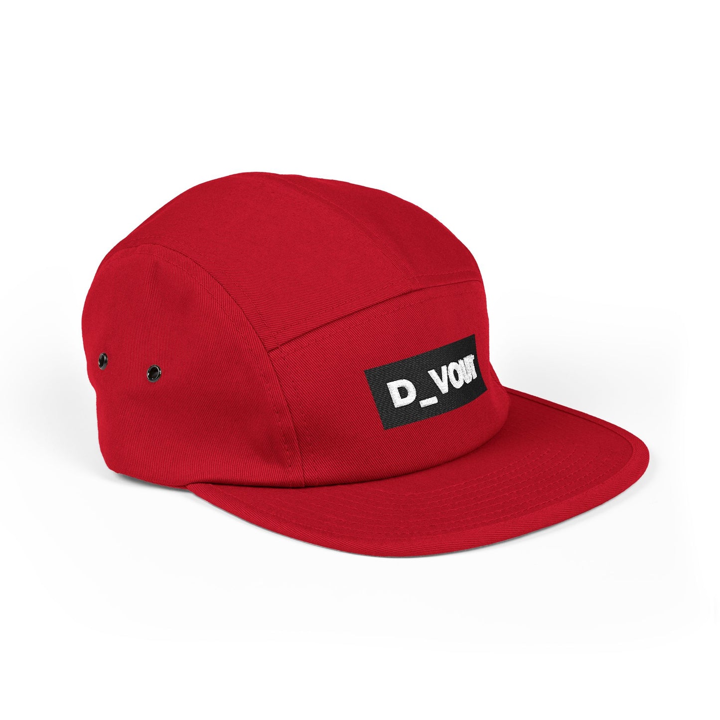 "D_VOUT" Embroidered 5-Panel Cap