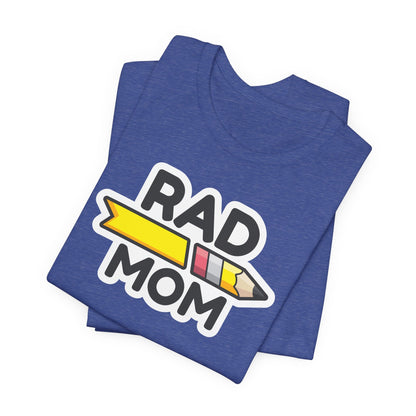 "RAD MOM" SQUAD Jersey Short Sleeve Tee