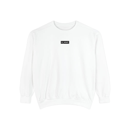 "D_VOUT" Embroidered Crew