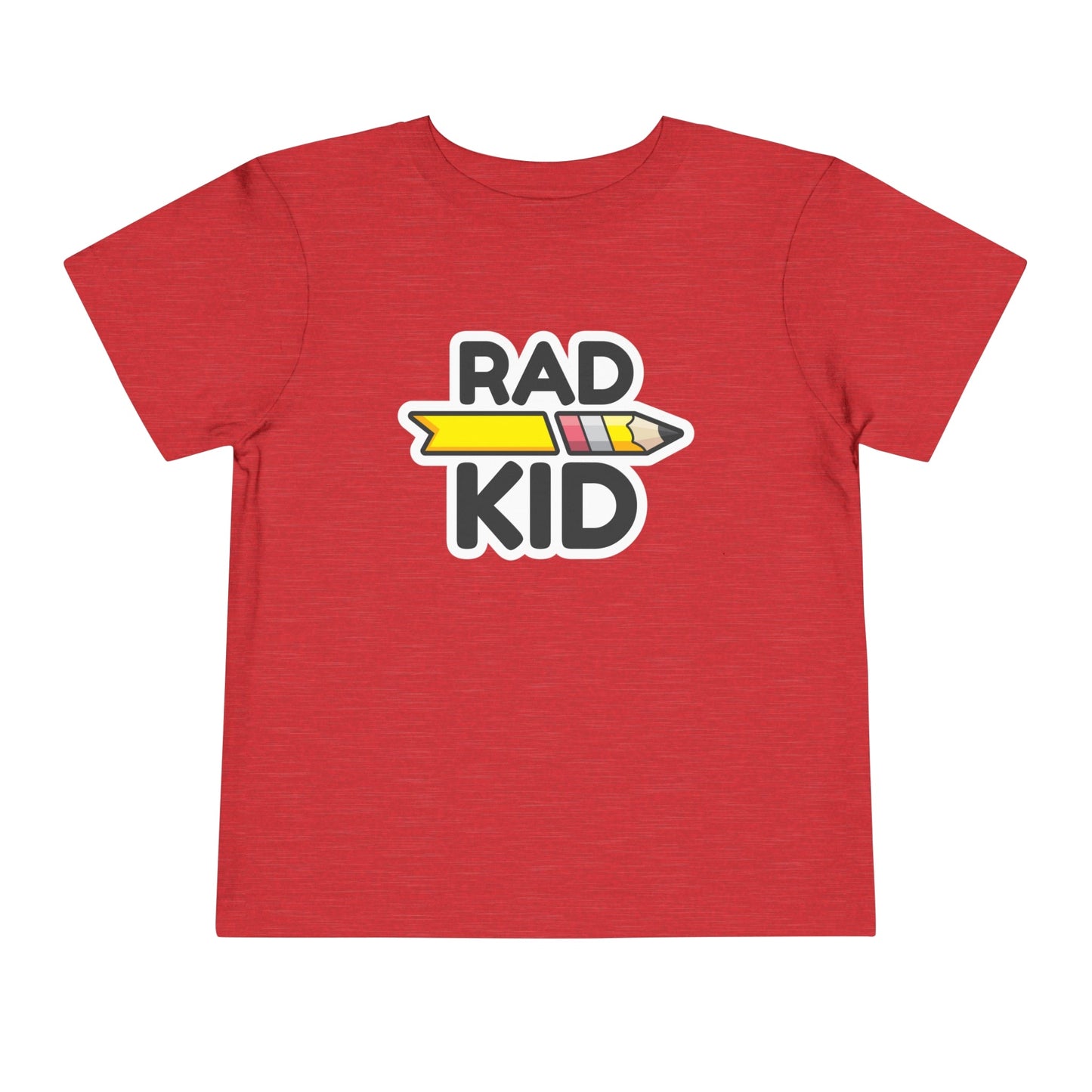 "RAD KID" SQUAD Toddler Short Sleeve Tee Shirt