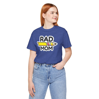 "RAD MOM" SQUAD Jersey Short Sleeve Tee
