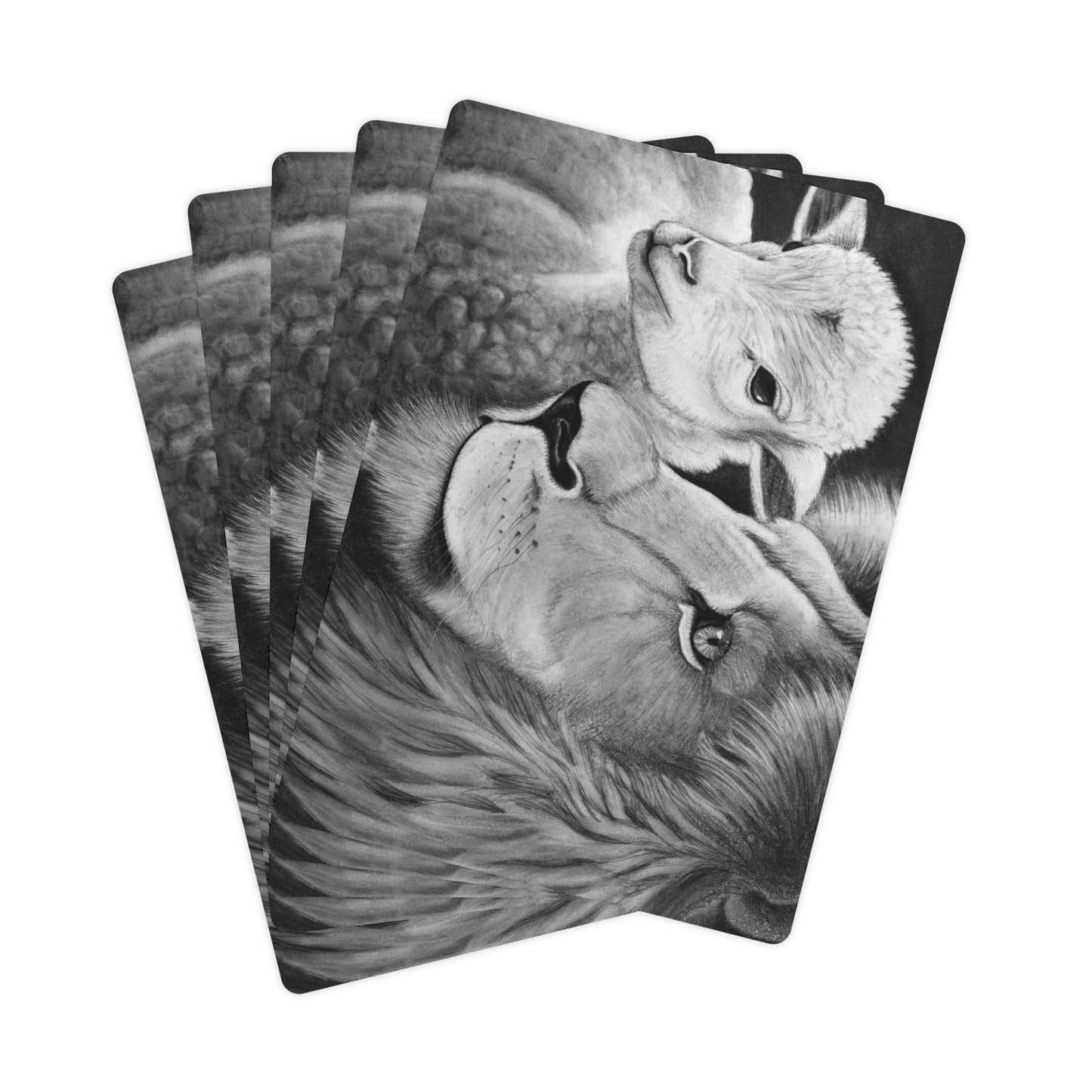 "LION & LAMB" Playing Cards