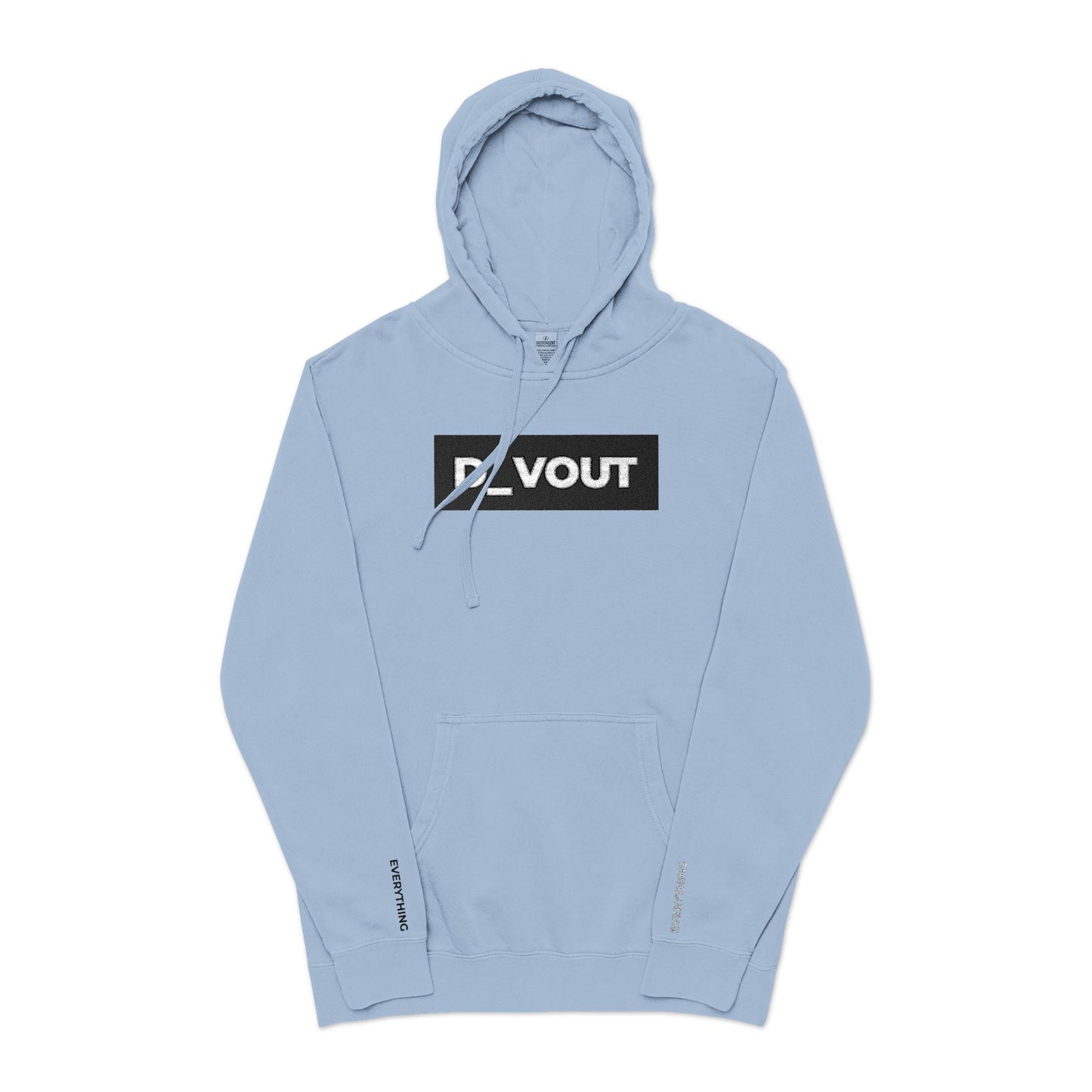 "D_VOUT" HOODIE + "EVERYTHING" SLEEVES