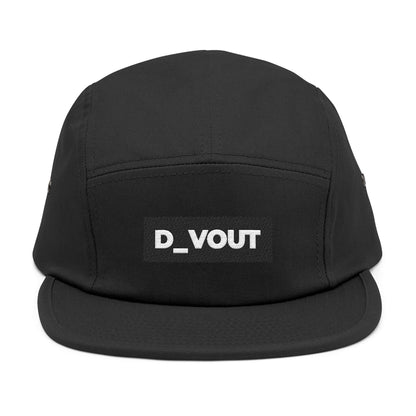 "D_VOUT" Embroidered 5-Panel Cap