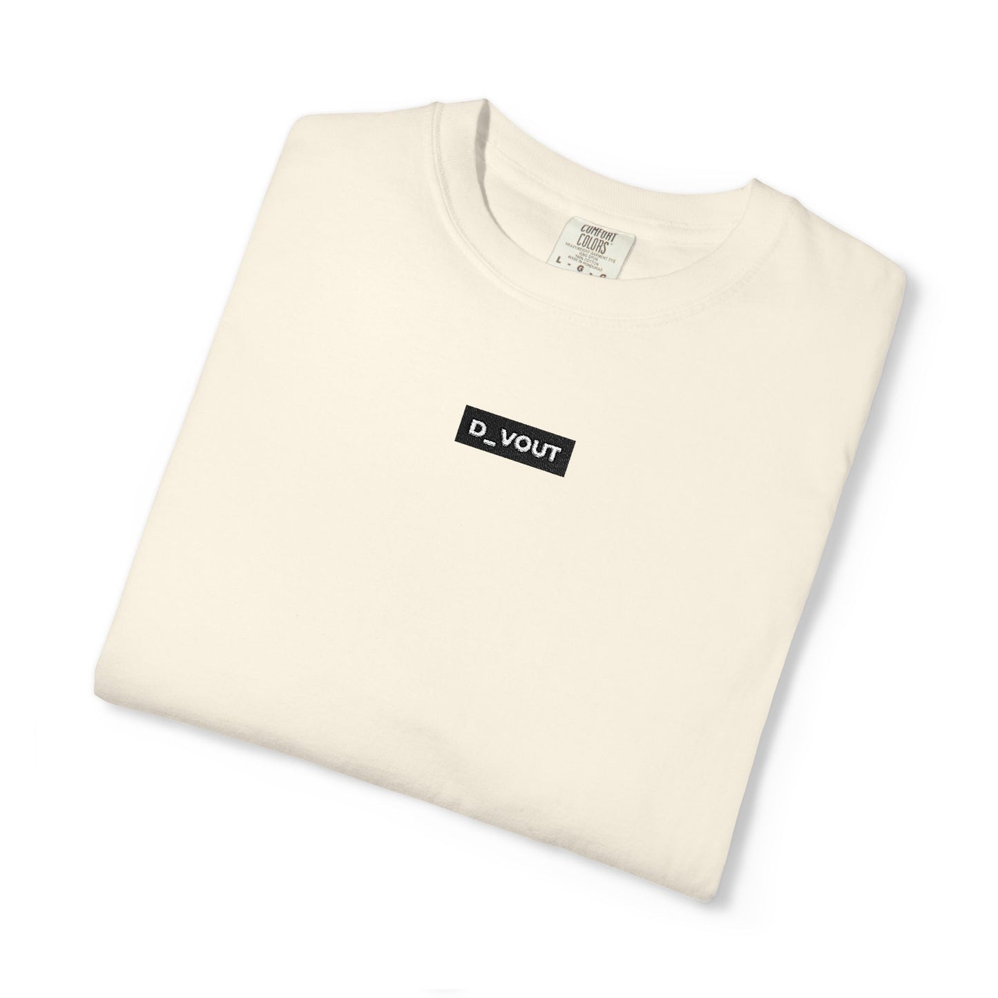 "D_VOUT" Embroidered Tee